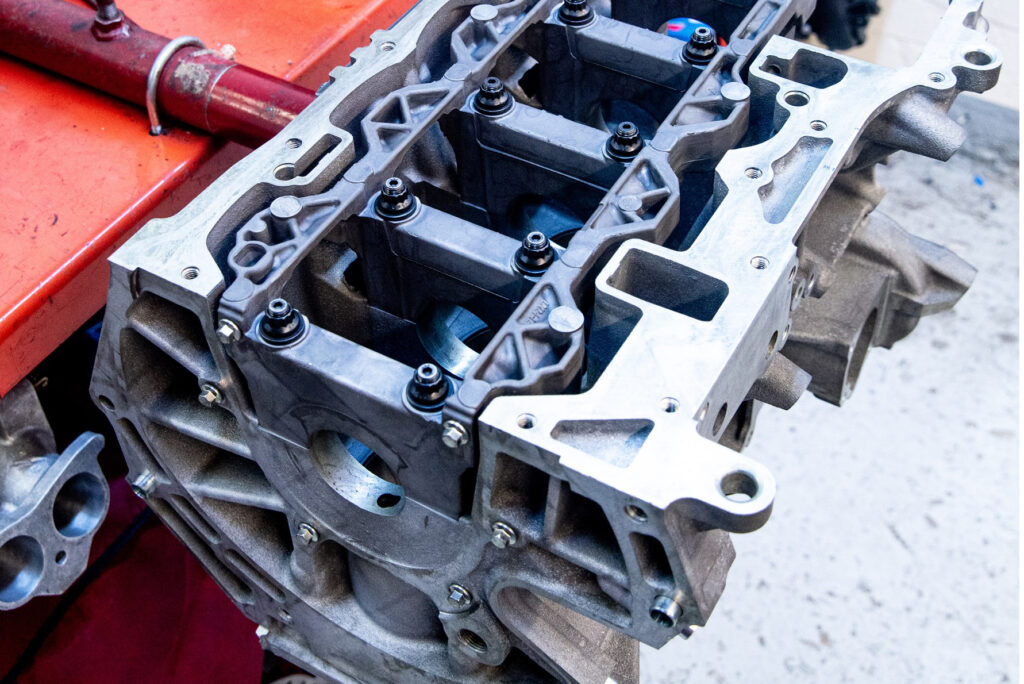 mass racing ford engine block